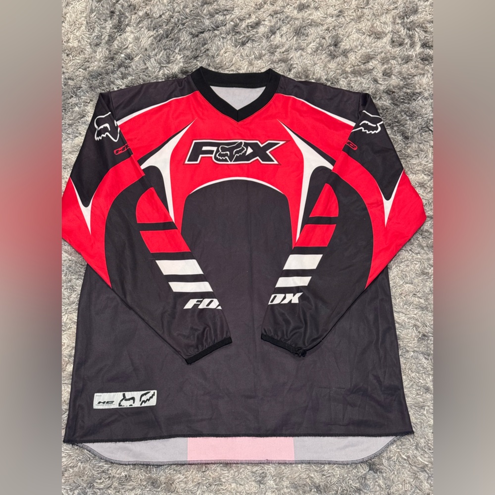 Fox Red and Black Men's Jersey